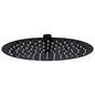 JUNG Vida Regenbrause Edelstahl 25 cm Rund Schwarz