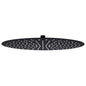 JUNG Vida Regenbrause Edelstahl 40 cm Rund Schwarz