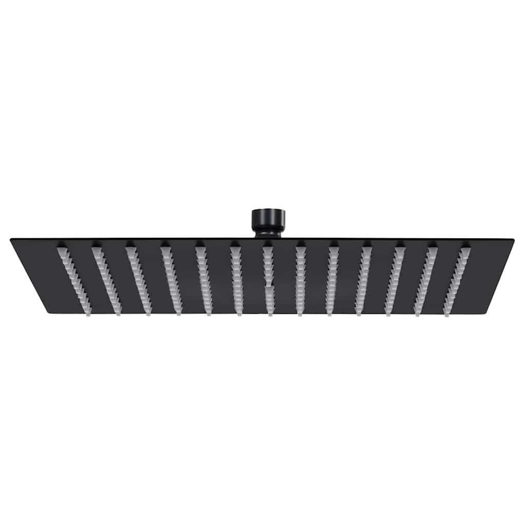 JUNG Vida Regenbrause Edelstahl 25x25 cm Quadrat Schwarz