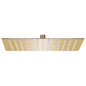 JUNG Vida Regenbrause Edelstahl 25x25 cm Quadrat Golden