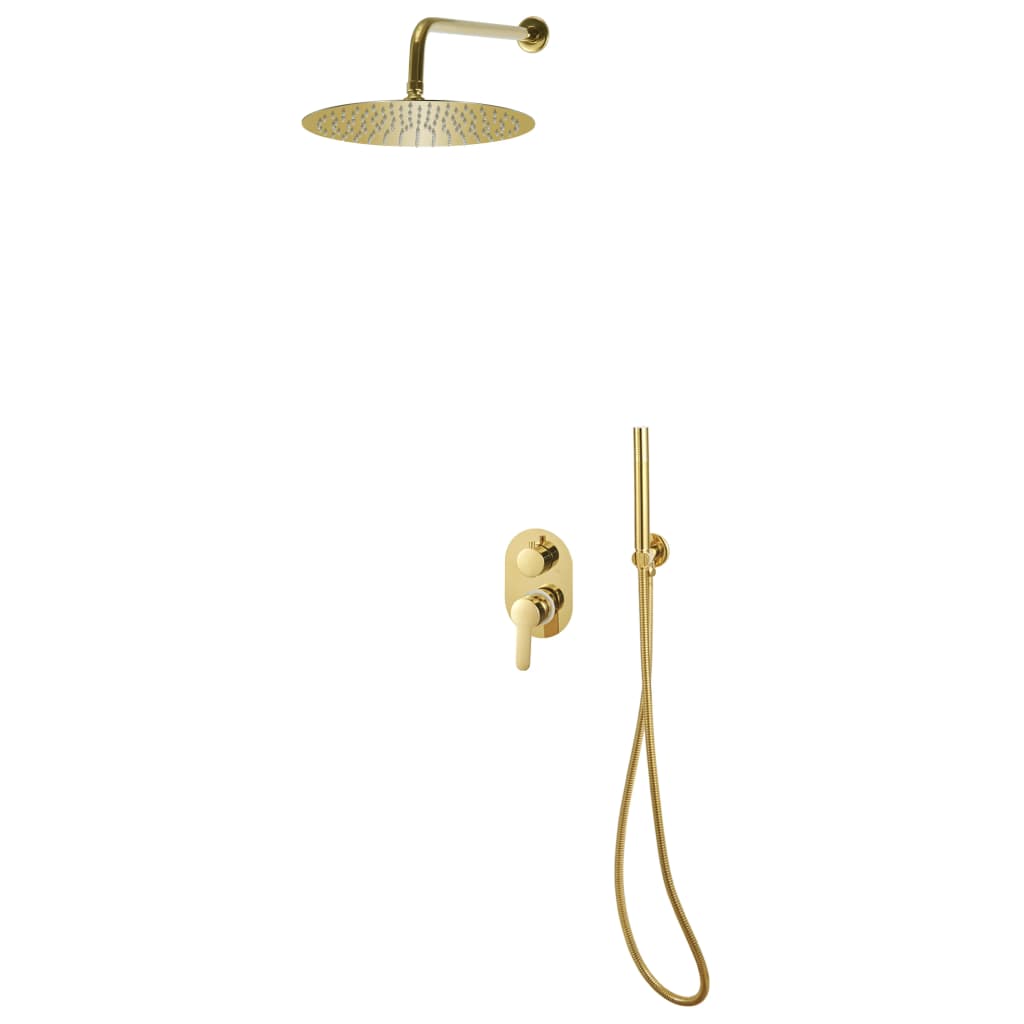 JUNG Vida Duschsystem Edelstahl 201 Golden