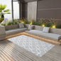 JUNG Vida Outdoor-Teppich ARAKIL Grau 160x230 cm PP