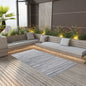 JUNG Vida Outdoor-Teppich ARAKIL Grau 120x180 cm PP