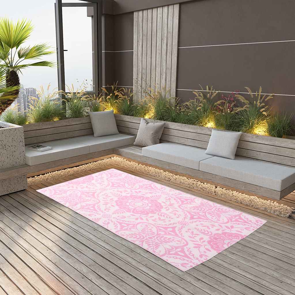 JUNG Vida Outdoor-Teppich ARAKIL Rosa 120x180 cm PP