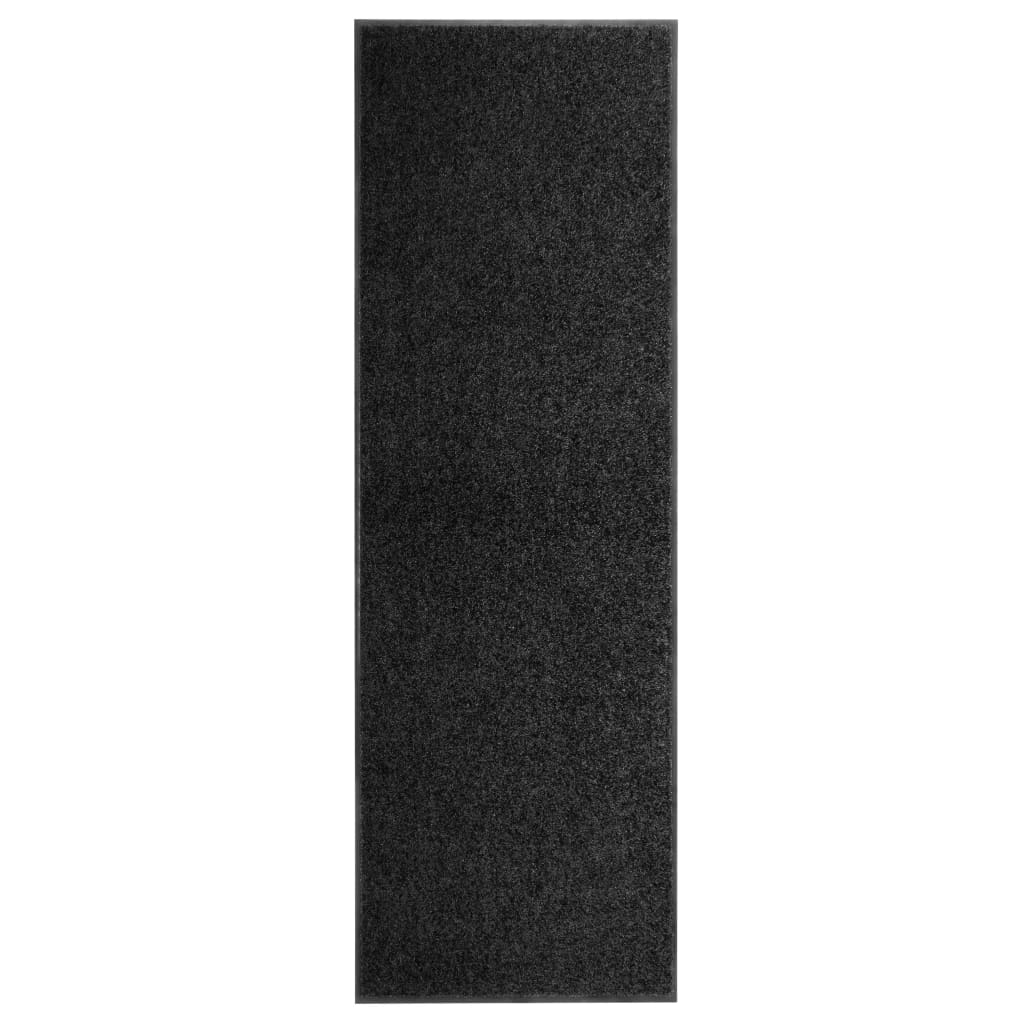 JUNG Vida Fußmatte Waschbar Schwarz 60x180 cm