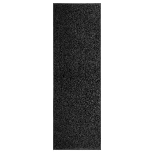 JUNG Vida Fußmatte Waschbar Schwarz 60x180 cm