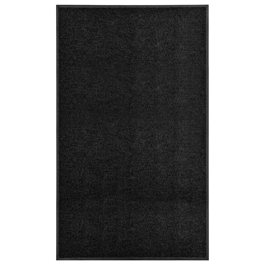 JUNG Vida Fußmatte Waschbar Schwarz 90x150 cm