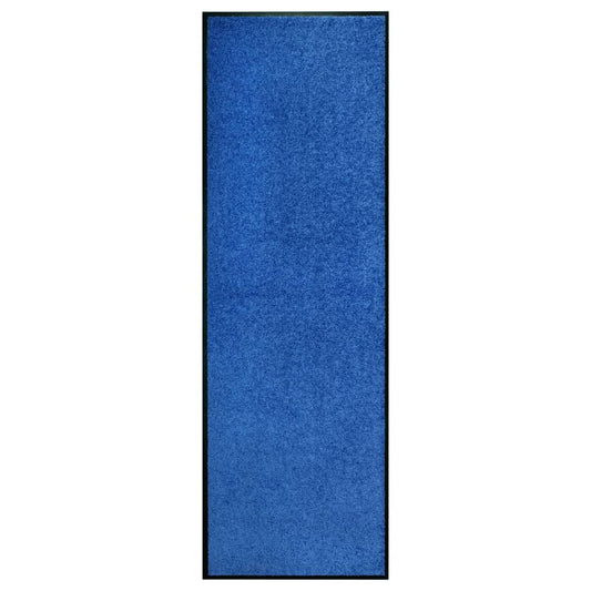 JUNG Vida Fußmatte Waschbar Blau 60x180 cm