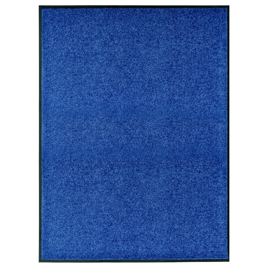 JUNG Vida Fußmatte Waschbar Blau 90x120 cm
