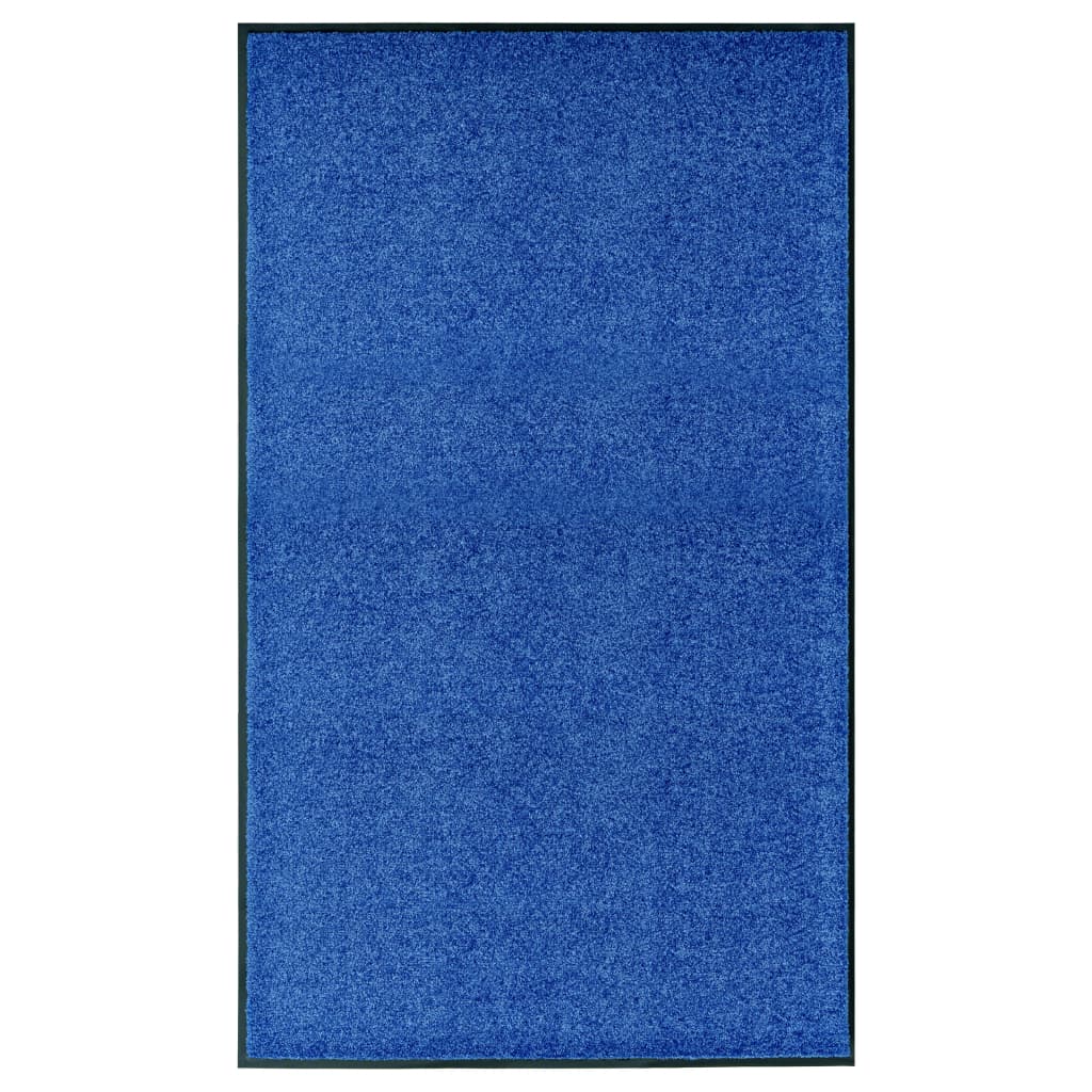 JUNG Vida Fußmatte Waschbar Blau 90x150 cm