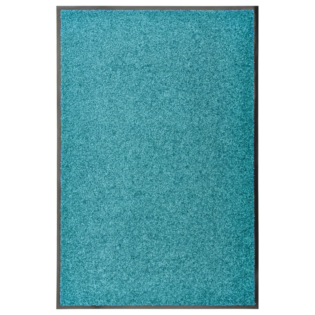 JUNG Vida Fußmatte Waschbar Cyan 60x90 cm