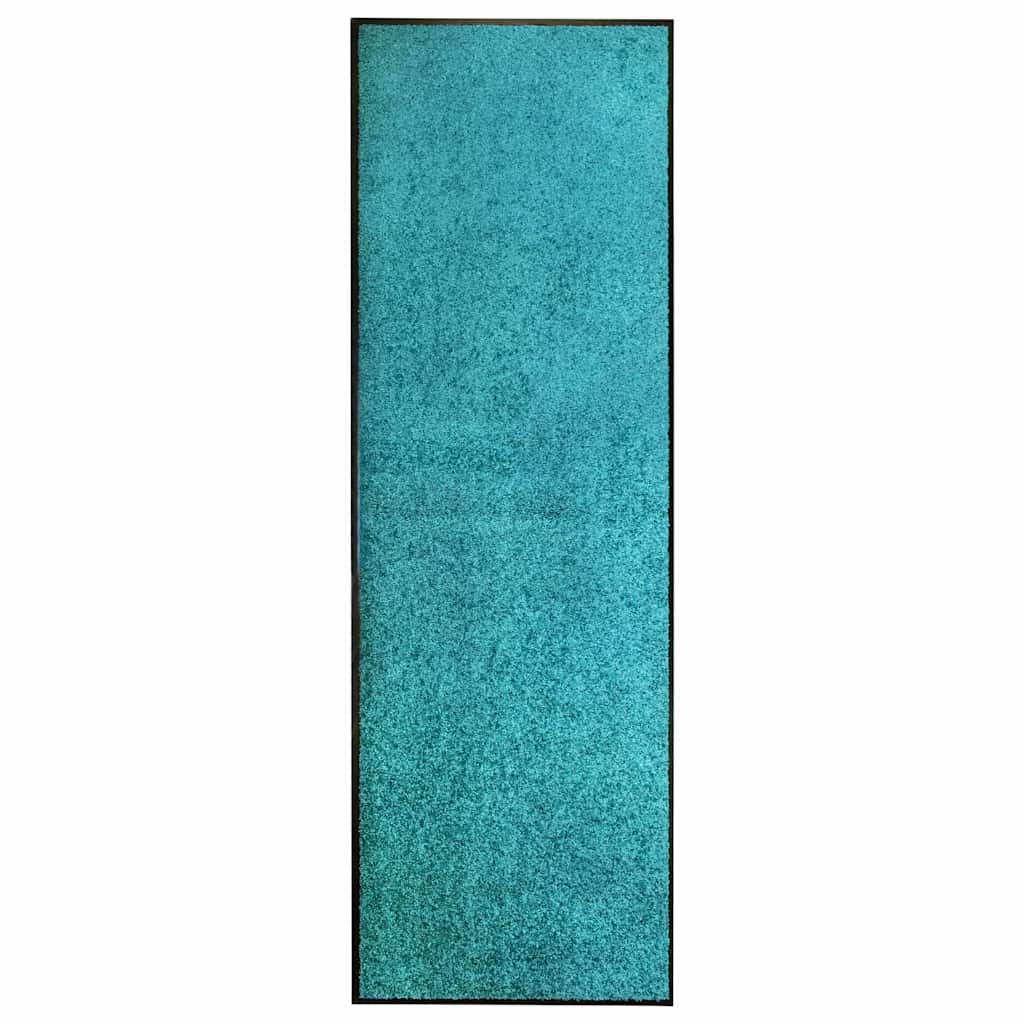 JUNG Vida Fußmatte Waschbar Cyan 60x180 cm