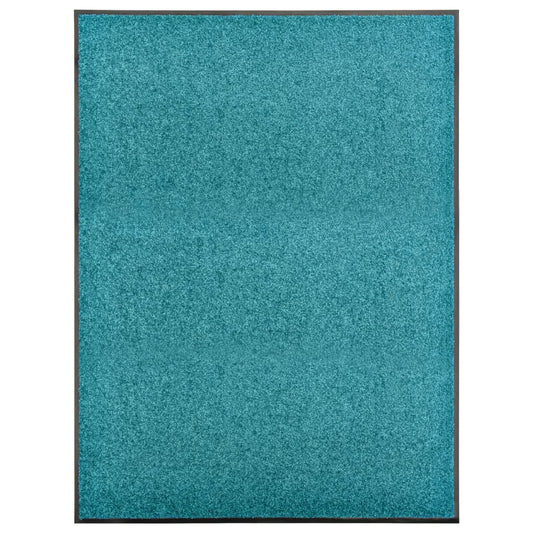 JUNG Vida Fußmatte Waschbar Cyan 90x120 cm