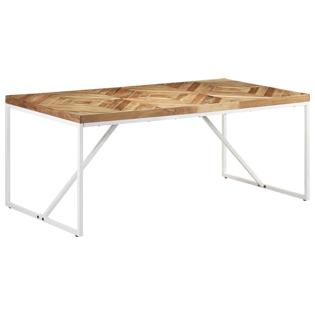JUNG Vida Esstisch 180x90x76 cm Akazie und Mango Massivholz