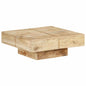 JUNG Vida Couchtisch 80x80x28 cm Massivholz Mango