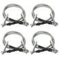 JUNG Vida Seile mit Karabiner 4 Stk. Gummi