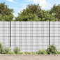 JUNG Vida Garten-Sichtschutz 4 Stk. PVC 35x0,19 m Weiß
