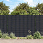 JUNG Vida Garten-Sichtschutz 4 Stk. PVC 35x0,19 m Matt-Dunkelgrau