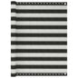 JUNG Vida Balkon-Sichtschutz HDPE 120x500 cm Anthrazit und Weiß