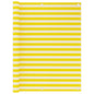 JUNG Vida Balkon-Sichtschutz Gelb und Weiß 120x500 cm HDPE