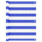 JUNG Vida Balkon-Sichtschutz Blau und Weiß 75x500 cm HDPE