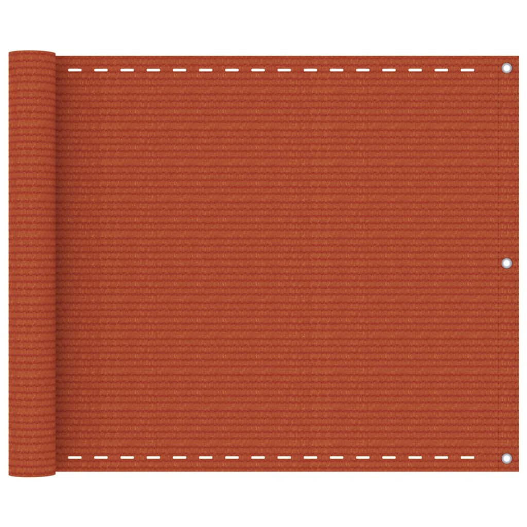 JUNG Vida Balkon-Sichtschutz Orange 75x400 cm HDPE