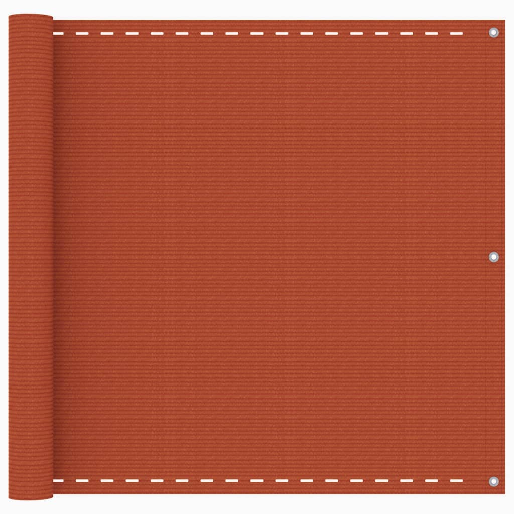 JUNG Vida Balkon-Sichtschutz Orange 90x500 cm HDPE