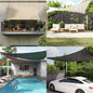JUNG Vida Sonnensegel 160 g/m² Dreieckig Terrakottarot 5x7x7 m HDPE