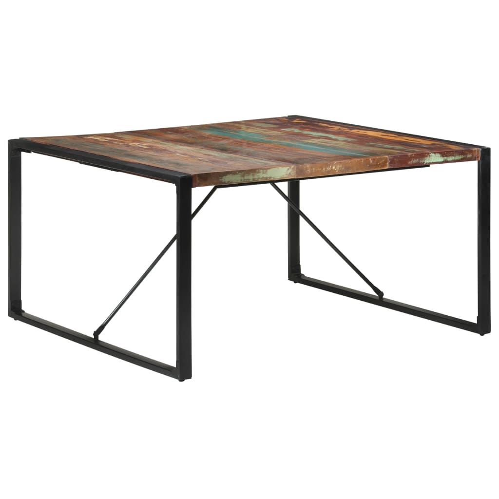 JUNG Vida Esstisch 140x140x75 cm Altholz Massiv