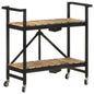JUNG Vida Küchenwagen 87x36x81 cm Mango Massivholz