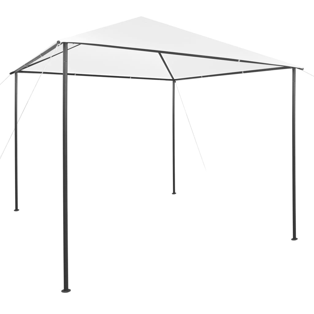 JUNG Vida Pavillon 3x3x2,9 m Weiß 180 g/m²