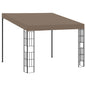 JUNG Vida Wand-Pavillon 3x3 m Taupe Stoff