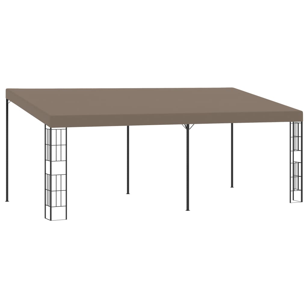 JUNG Vida Wand-Pavillon 6x3 m Taupe Stoff
