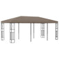 JUNG Vida Pavillon 6x3 m Taupe Stoff