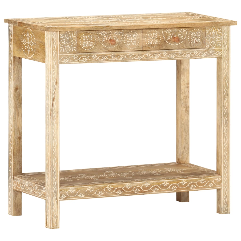 JUNG Vida Konsolentisch 80x35x74 cm Mango Massivholz