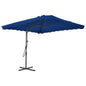JUNG Vida Sonnenschirm mit Stahl-Mast 250x250x230 cm Blau