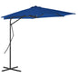 JUNG Vida Sonnenschirm mit Stahl-Mast 300x230 cm Blau