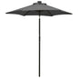JUNG Vida Sonnenschirm mit LED-Beleuchtung Anthrazit 200x211 cm Alu