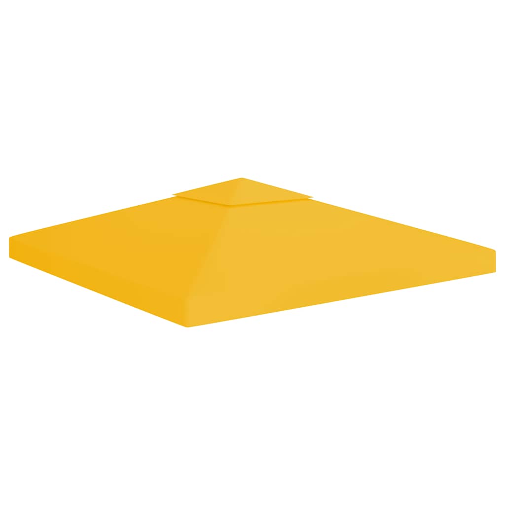 JUNG Vida Pavillon-Dachplane mit Kaminabzug 310 g/m² 3x3 m Gelb