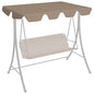 JUNG Vida Ersatzdach für Hollywoodschaukel Taupe 188/168x145/110 cm