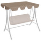 JUNG Vida Ersatzdach für Hollywoodschaukel Taupe 150/130x105/70 cm