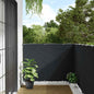 JUNG Vida Balkon-Sichtschutz Anthrazit 120x400 cm Oxford-Gewebe