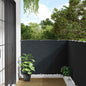 JUNG Vida Balkon-Sichtschutz Anthrazit 120x600 cm Oxford-Gewebe