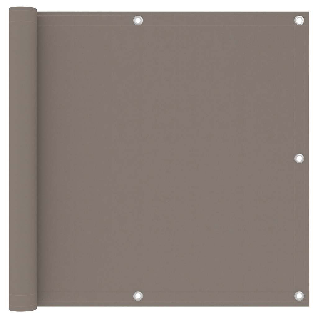 JUNG Vida Balkon-Sichtschutz Taupe 90x300 cm Oxford-Gewebe