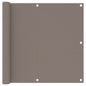 JUNG Vida Balkon-Sichtschutz Taupe 90x300 cm Oxford-Gewebe