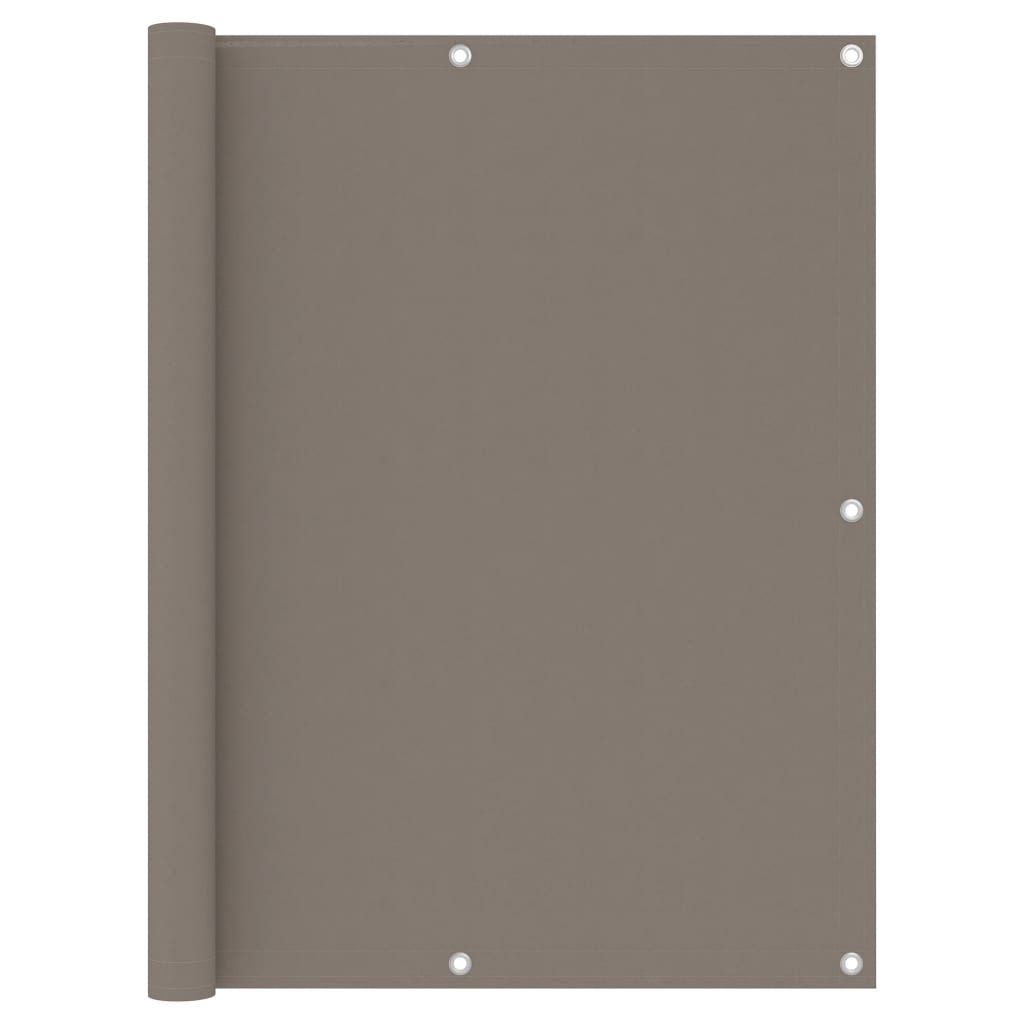 JUNG Vida Balkon-Sichtschutz Taupe 120x400 cm Oxford-Gewebe