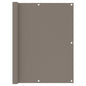 JUNG Vida Balkon-Sichtschutz Taupe 120x600 cm Oxford-Gewebe