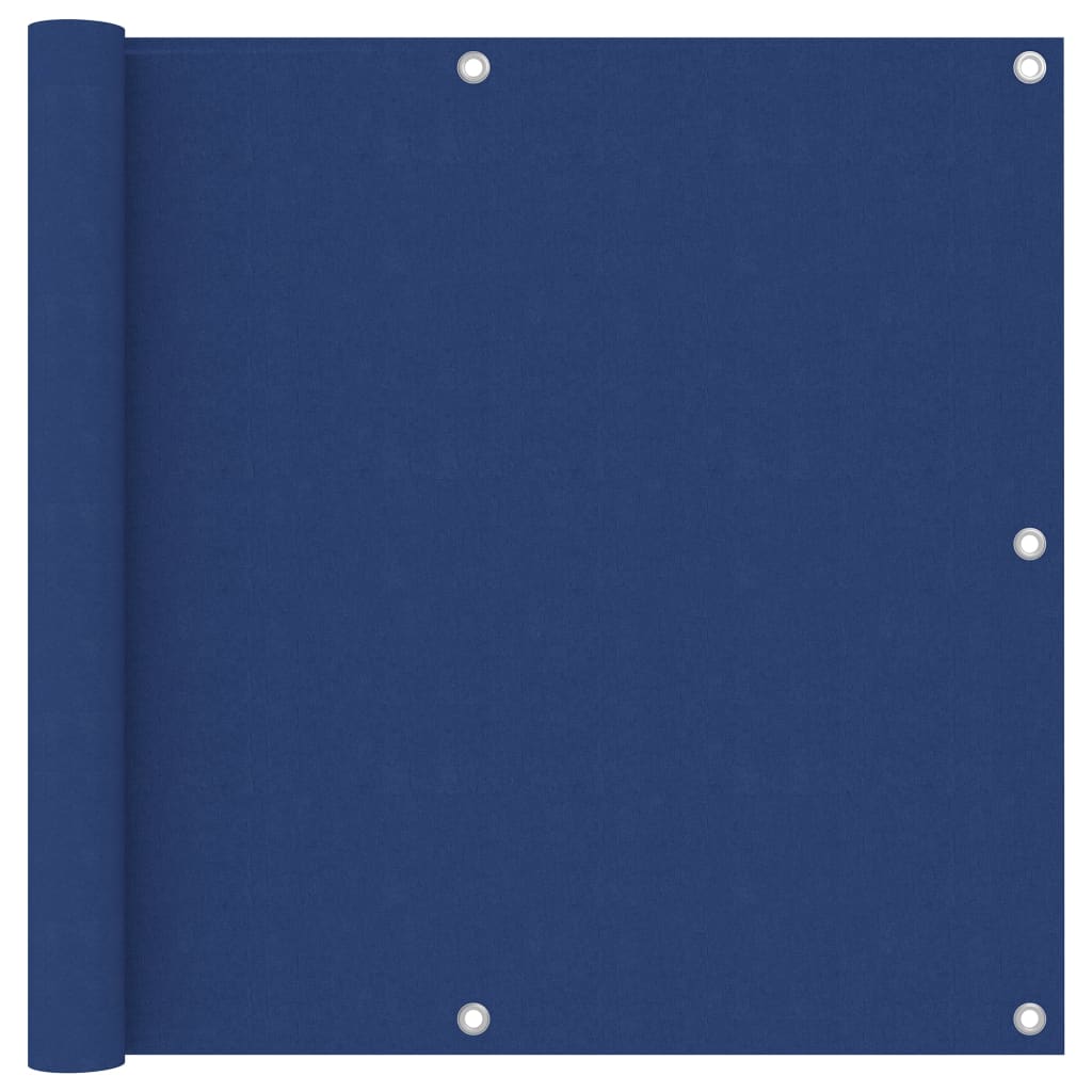 JUNG Vida Balkon-Sichtschutz Blau 90x600 cm Oxford-Gewebe