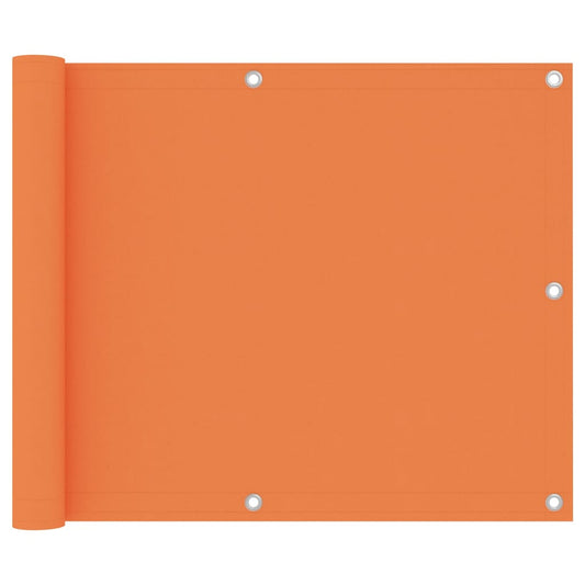 JUNG Vida Balkon-Sichtschutz Orange 75x600 cm Oxford-Gewebe