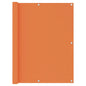 JUNG Vida Balkon-Sichtschutz Orange 120x300 cm Oxford-Gewebe